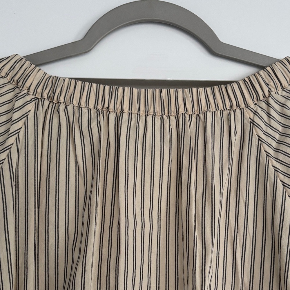 Free People Beige Striped Crop Top - Picture 8 of 10